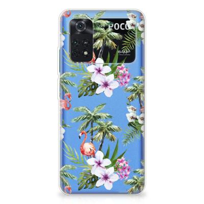Xiaomi Poco M4 Pro 4G | TPU Hoesje | Flamingo Palms