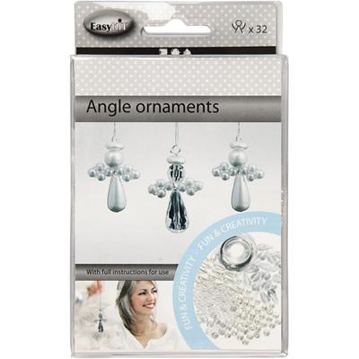 Creativ Company Engel ornamenten, h: 2,8 cm, 32 stuk/ 1 doos - thumbnail