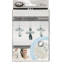 Creativ Company Engel ornamenten, h: 2,8 cm, 32 stuk/ 1 doos - thumbnail