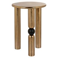 Richmond Ronde Bijzettafel 'Marshall' 38cm, kleur Goud - thumbnail