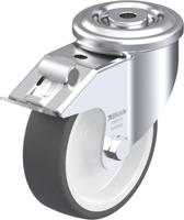 Blickle LKR-POTH 125G-FI Zwenkwiel met rem Wieldiameter: 125 mm Draagvermogen (max.): 350 kg 1 stuk(s) - thumbnail