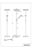 Trio Grote led leeslampFranklin Antraciet - 426510242 - thumbnail