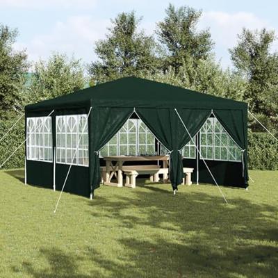 VidaXL Partytent groen 400 x 400 x 266 cm polyetheen