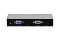 DIGITUS Professional DS-53420 - VGA Extender/Splitter - 2-poorts zendereenheid - tot 300 m bereik - UTP patchkabel (Cat 5e/6) - tot 1920 x 1200 pixels - zwart - thumbnail