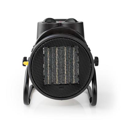 Nedis htif20fyw industriële keramische ventilatorkachel thermostaat 3 standen 2000 w geel