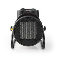 Nedis htif20fyw industriële keramische ventilatorkachel thermostaat 3 standen 2000 w geel - thumbnail