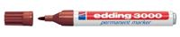 Edding 3000 permanent marker 1,5-3mm rond bruin - thumbnail