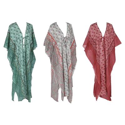 Sarong Home ESPRIT Rood Groen Koraal (3 Stuks) Sarong Home ESPRIT Rood Groen Koraal (3 Stuks)