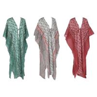 Sarong Home ESPRIT Rood Groen Koraal (3 Stuks) - thumbnail