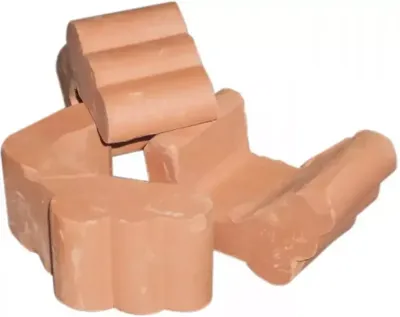 Potvoetjes terracotta per stuk