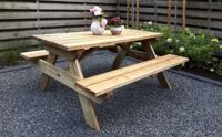 Trendhout Aanbouwveranda Modena 730x300 cm - model rechts- Plat dak- Hout- Trendhout - thumbnail