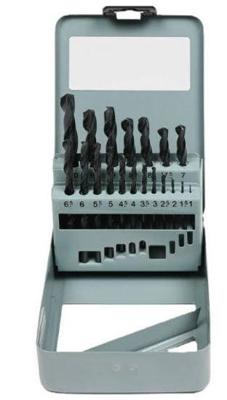 Boorset 19 delig hss stalen cassette