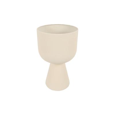 Bloempot Tibbe crème Ø21xH35cm