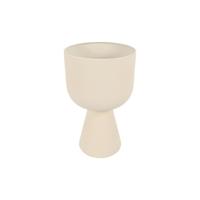 Bloempot Tibbe crème Ø21xH35cm - thumbnail