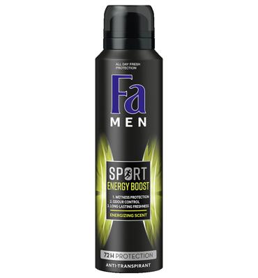 Fa Men Sport Energy Boost Antiperspirant Spray