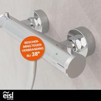 EISL douchemengkraan claudio thermostatisch chroomkleurig - thumbnail