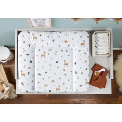 Rotho Aankleedkussen Bosdieren 85x72 cm Wit