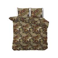 Dekbedovertrek - Pantherprint - Jewels Brown - Met knoopsluiting, incl. kussenslopen - Bruin - thumbnail