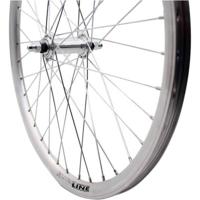 Roland voorwiel 24 x 1.75 vast alu v-profil zilver zink spk - thumbnail