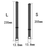 Fitbit Inspire 2 & Ace 3 Milanese bandje - Maat: Small - Zwart - thumbnail