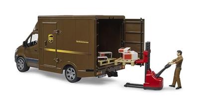 bruder MB Sprinter UPS met chauffeur en toebehoren modelvoertuig