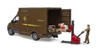 Bruder 02678 Mercedes Benz Sprinter UPS + Figuur en Accessoires - thumbnail