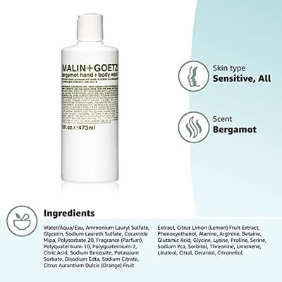 Malin+Goetz Bergamot Hand + Body Wash - thumbnail