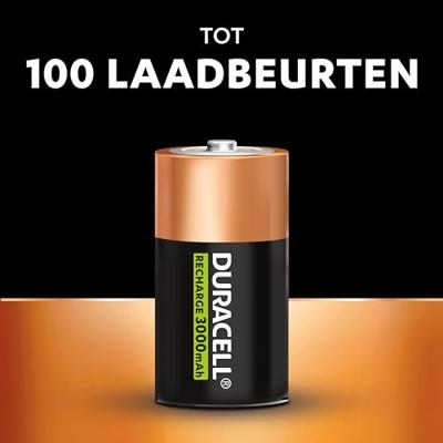 Duracell C Oplaadbare batterijen (2 stuks) - thumbnail