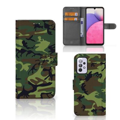 Samsung Galaxy A33 5G | Telefoon Hoesje | Army Dark