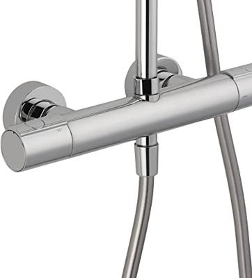 Saqu Dream regendoucheset met 4 straalsoorten Ø25cm chroom