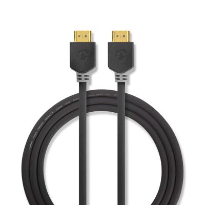 High Speed HDMI-kabel met Ethernet | HDMI-HDMI | 7.50 m | Antraciet High Speed HDMI-kabel met Ethernet | HDMI-HDMI | 7.50 m | Antraciet