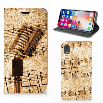 Apple iPhone Xr Stand Case Bladmuziek Apple iPhone Xr Stand Case Bladmuziek