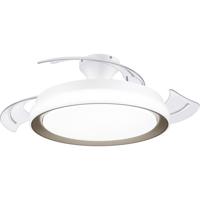 Philips LED Bliss Plafondventilator 28 W, 35 W (Ø x h) 510 mm x 418 mm Goud Met lamparmatuur, Timer - thumbnail