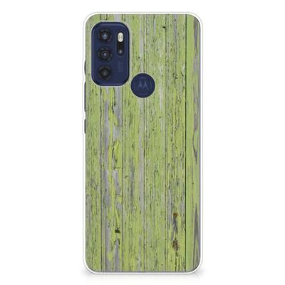 Motorola Moto G60s | Bumper Hoesje | Green Wood