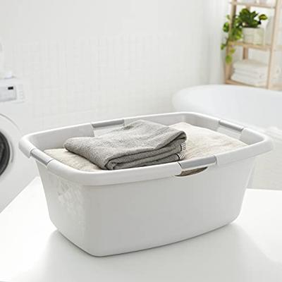 Rotho flowers wasmand 50l cool grey
