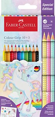 Faber Castell Kleurpotlood Grip Unicorn sparkle pastel kleurpotloden Faber Castell Kleurpotlood Grip Unicorn sparkle pastel kleurpotloden