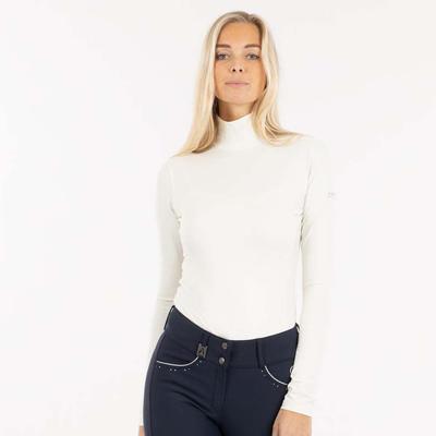 Anky Mockneck Shirt Glitter creme maat:m