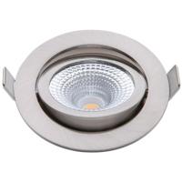 EcoDim LED Inbouwspot 5W IP54 Dimbaar Warm Wit 2000K-3000K Nikkel - thumbnail