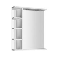 Badkamerspiegel Sapho Korin 60x70x12 cm Incl. LED Verlichting en Planken - thumbnail