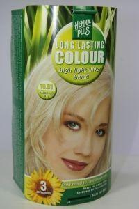 Hennaplus Long Lasting Colour 10.01 High Light Silver Blond