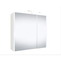 Best-Design "Happy" MDF Spiegelkast + Verlichting 60x60cm Wit - thumbnail