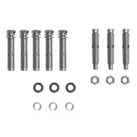 Tuinscherm uittrekbaar 160x300 cm crmekleurig - thumbnail