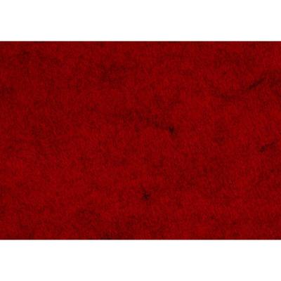Creativ Company Hobbyvilt, a4, vel 210x297 mm, dikte 1,5-2 mm, gemelleerd, rood, 10 vel/ 1 doos