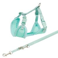 Trixie junior puppytuig soft met riem mintgroen - thumbnail