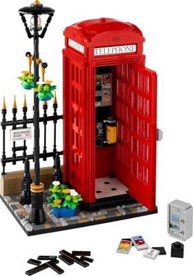 Bouwspel Lego 21347 London Telephone Booth 1460 Onderdelen