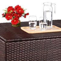 Polyrattan Kussenbox Bruin 318L - thumbnail
