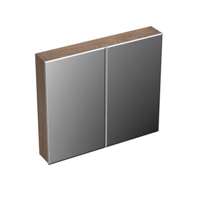 Spiegelkast Forzalaqua Uni 80x12.5x68.8 Cm 2 Deuren Tweezijdig Spiegel Eiken Havanna Spiegelkast Forzalaqua Uni 80x12.5x68.8 Cm 2 Deuren Tweezijdig Spiegel Eiken Havanna
