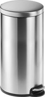 Durable 340323 340323 Prullenbak 30 l (Ø x h) 29 cm x 65.5 cm RVS Zilver 1 stuk(s) - thumbnail