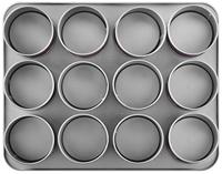 Dr. Oetker Bakplaat met 12 mini cake vormpjes creative studio Ø 80cm - thumbnail