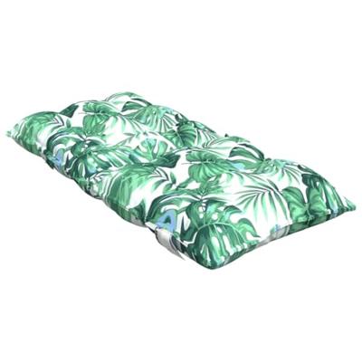 VidaXL Stoelkussens 6 st lage rug bladpatroon oxford stof